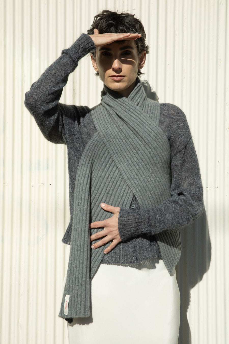 Fleur Cardigan - Shadow Grey