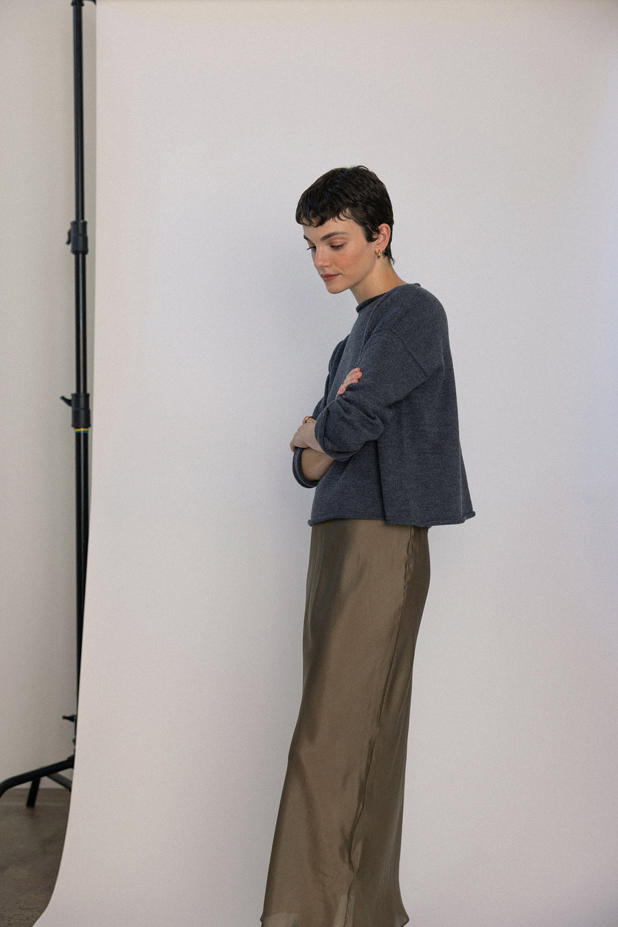 Doll's Jumper - Shadow Grey