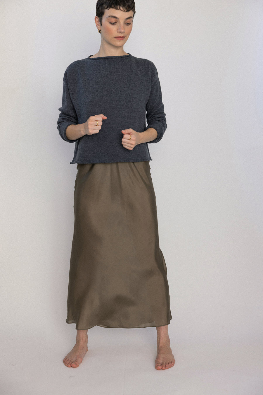 Doll's Jumper - Shadow Grey