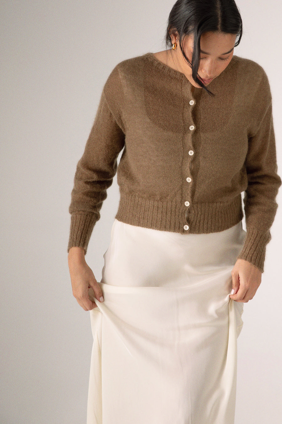 Fleur cardigan - Hazel
