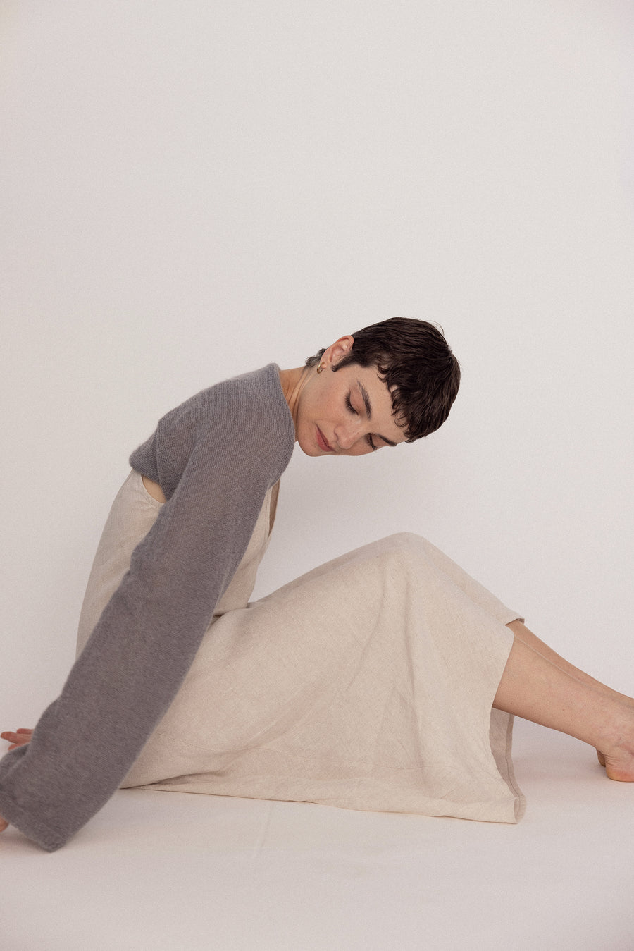 Whisper Shrug - Pearl Grey