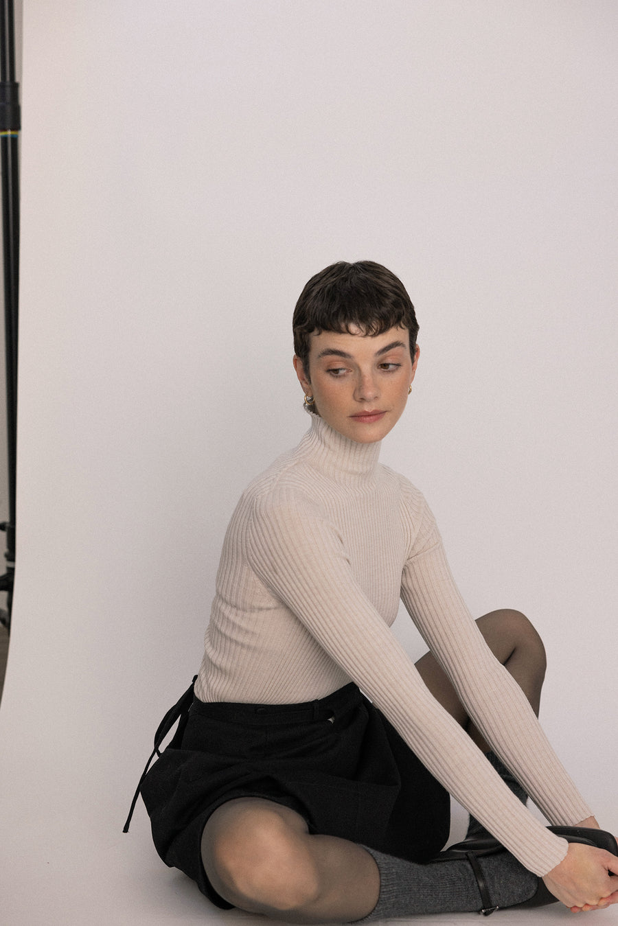 Essence Fine Turtleneck - Ivory