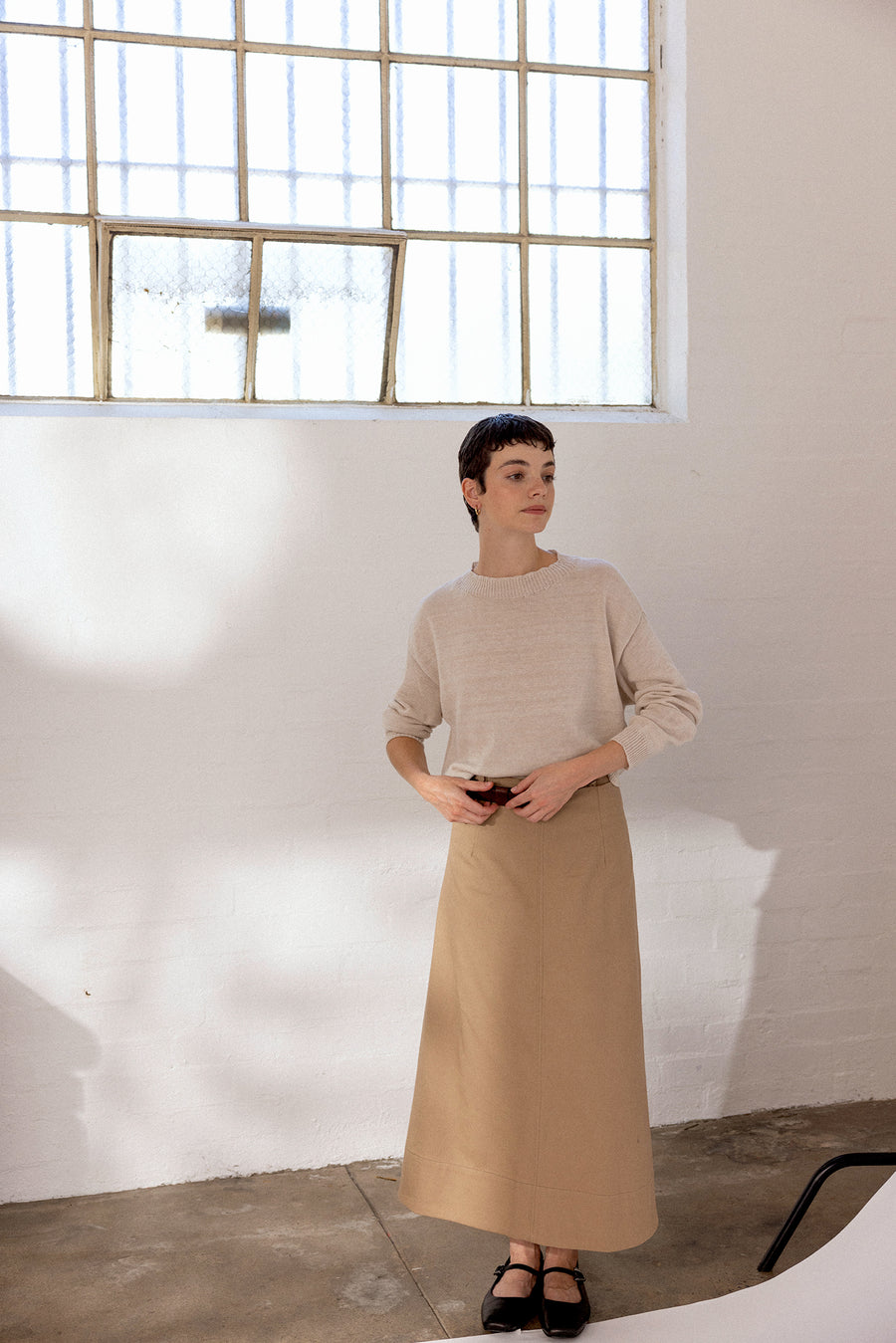 Pebble Knit - Creme