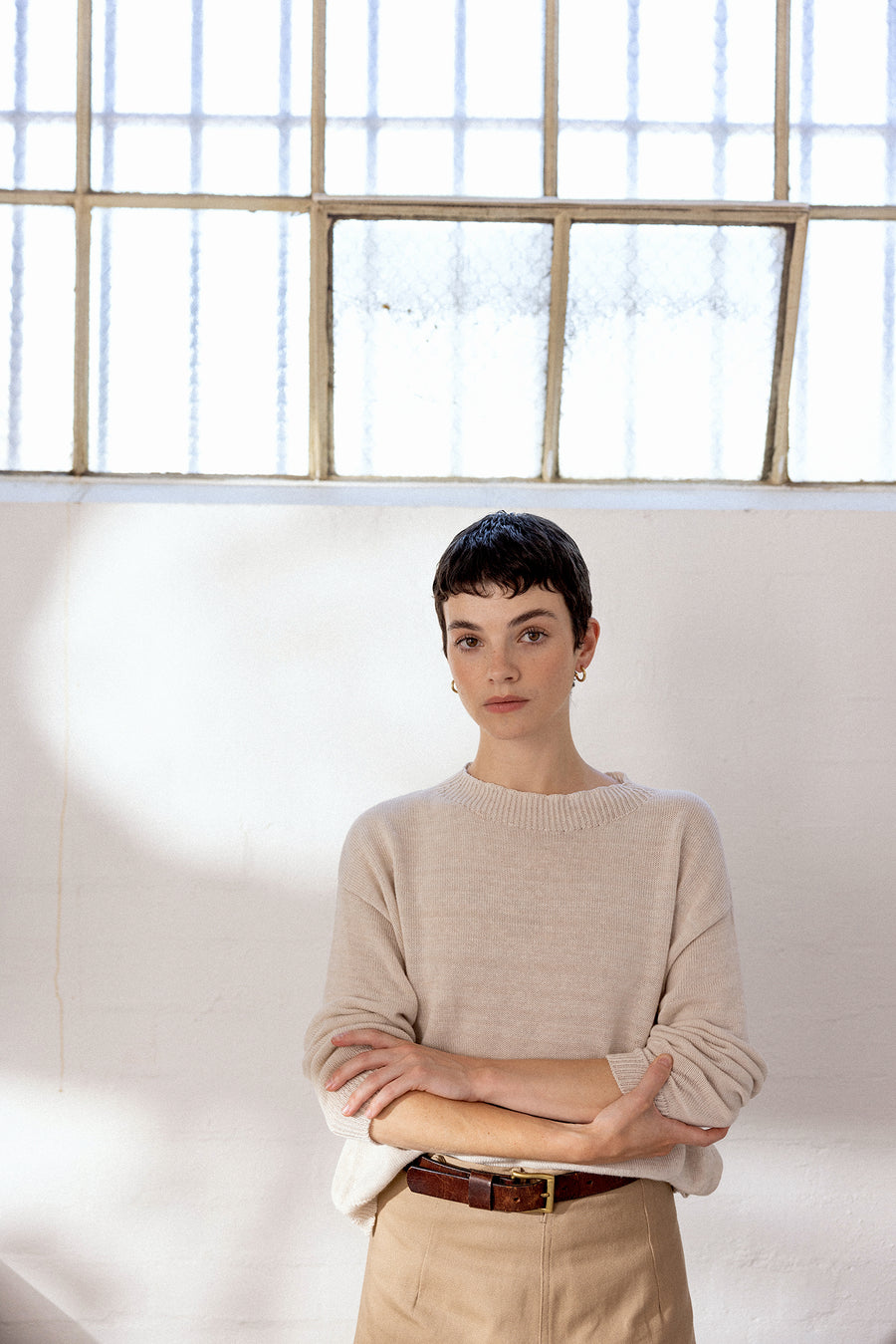 Pebble Knit - Creme