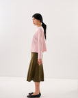 Doll's Reversible Cardigan - Barely Pink