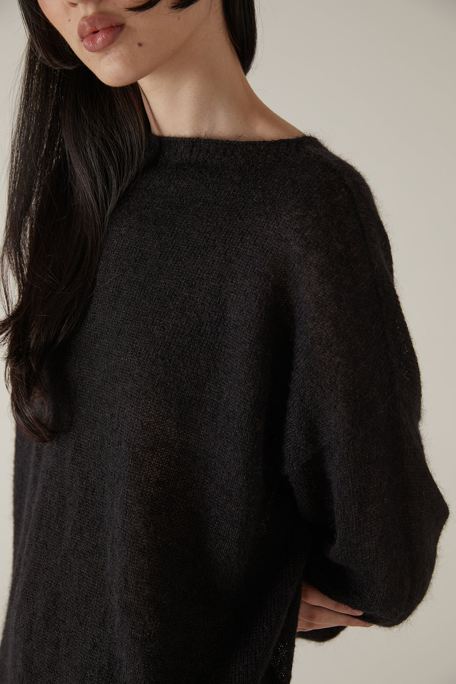 Feather Knit - Black