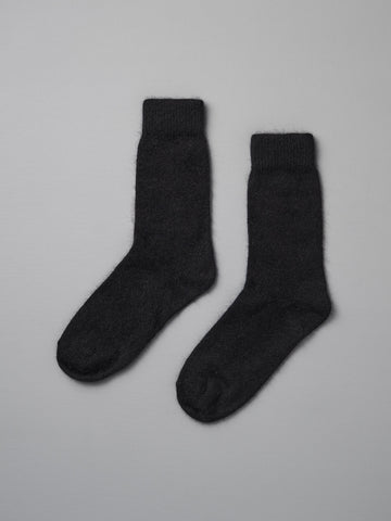 Possum Merino Socks - Black