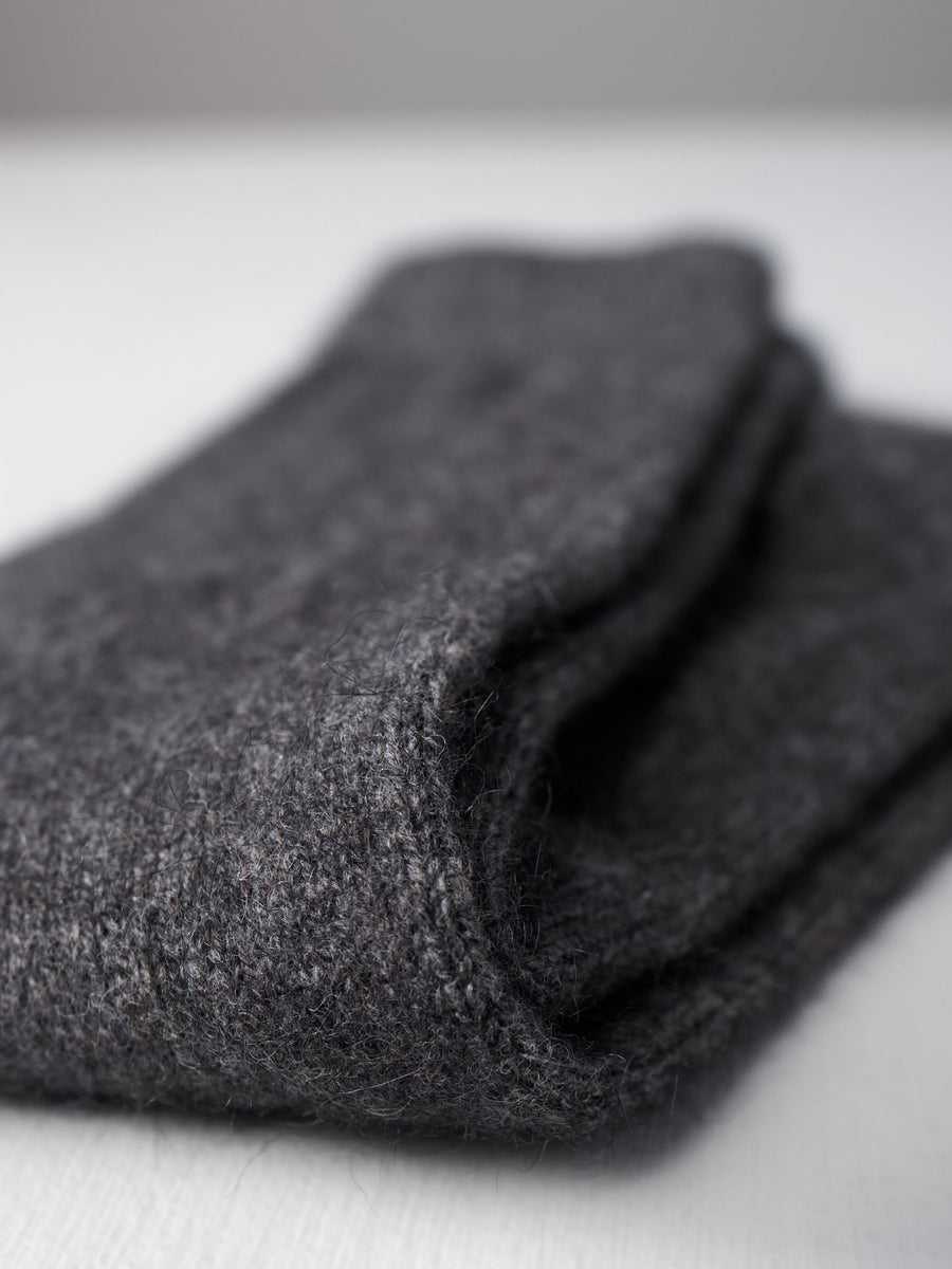 Possum Merino Socks - Charcoal