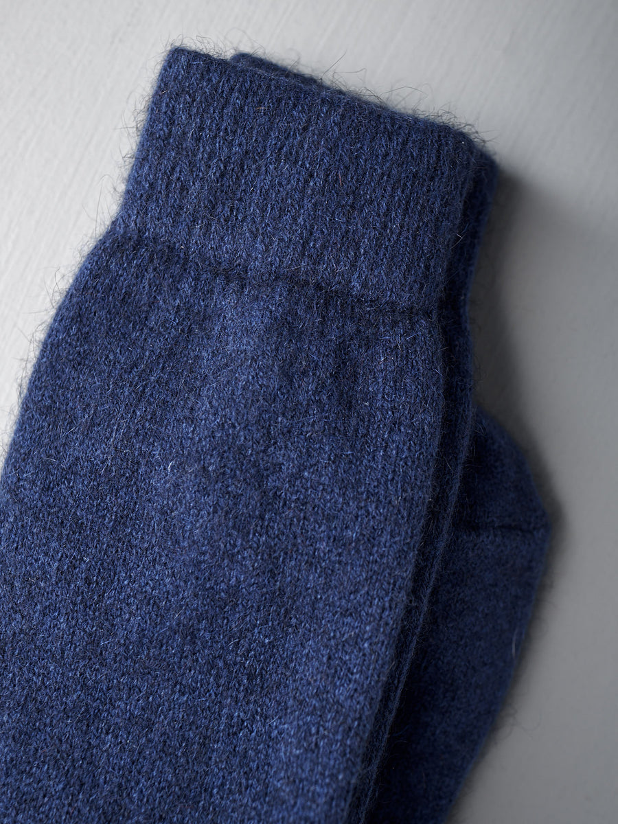 Possum Merino Socks - Cobalt Blue