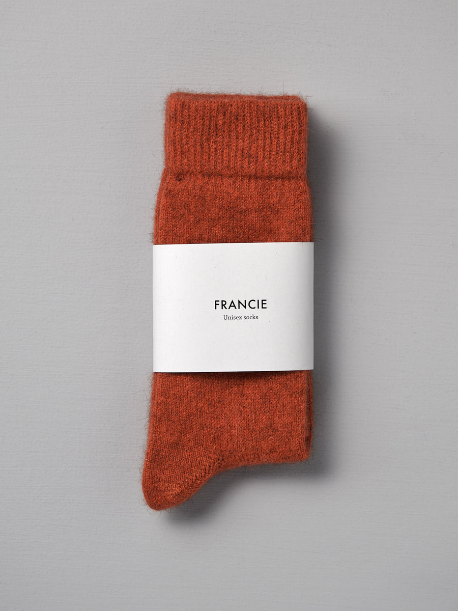 Possum Merino Socks - Amber