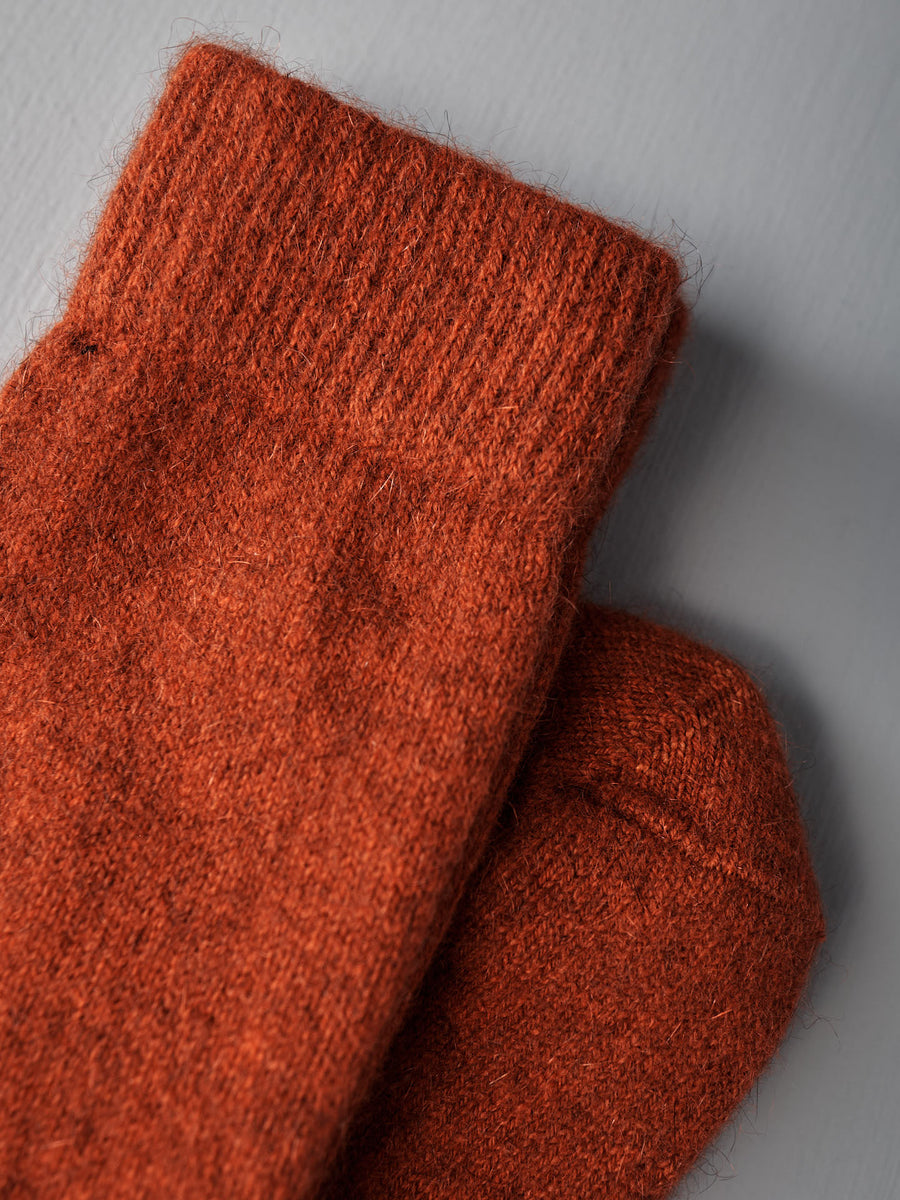 Possum Merino Socks - Amber