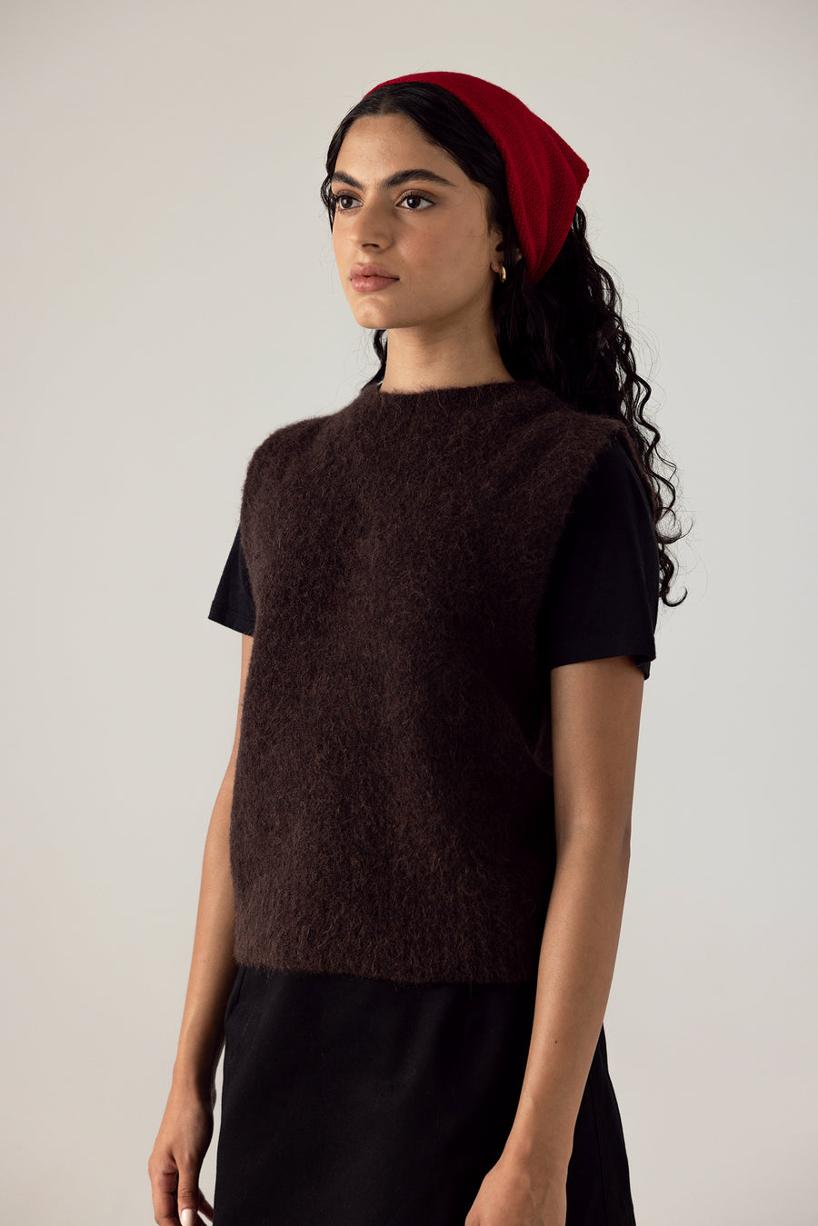 Daisy Scarf - Cherry