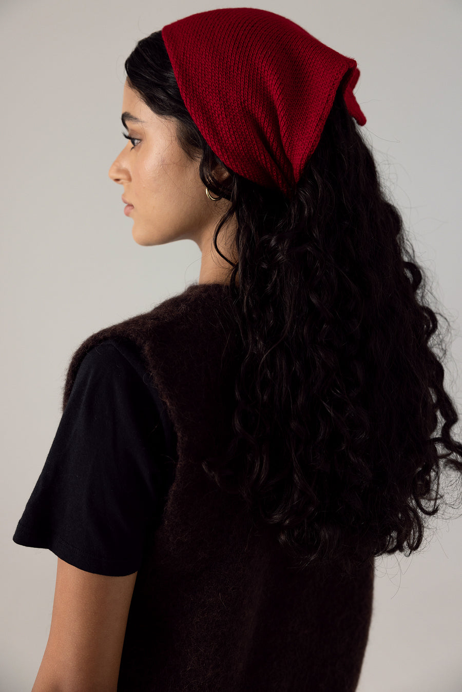 Daisy Scarf - Cherry