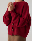 Loft Cardigan - Dark Cherry