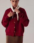 Loft Cardigan - Dark Cherry