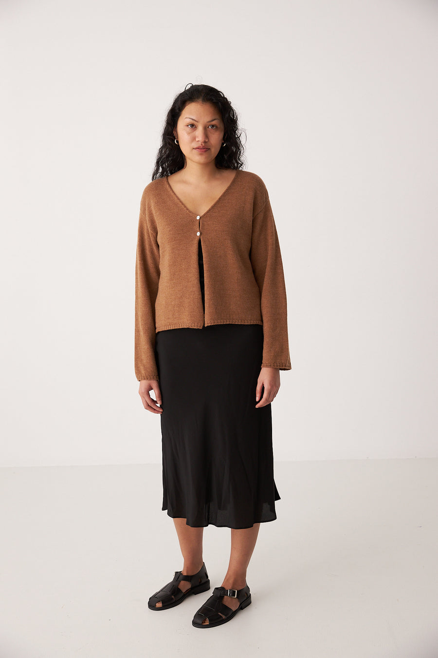 Bella Cardigan - Brown Sugar