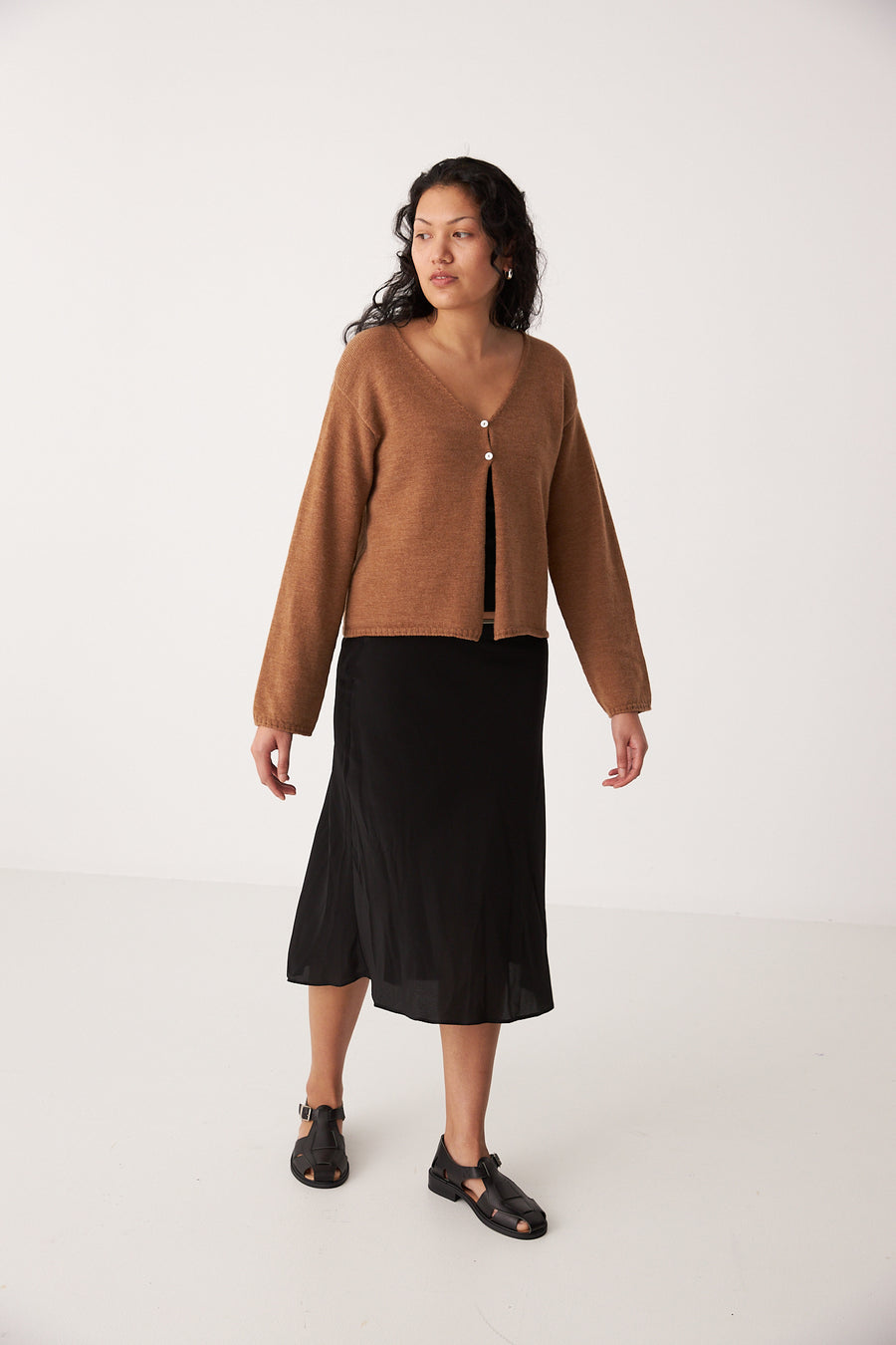 Bella Cardigan - Brown Sugar