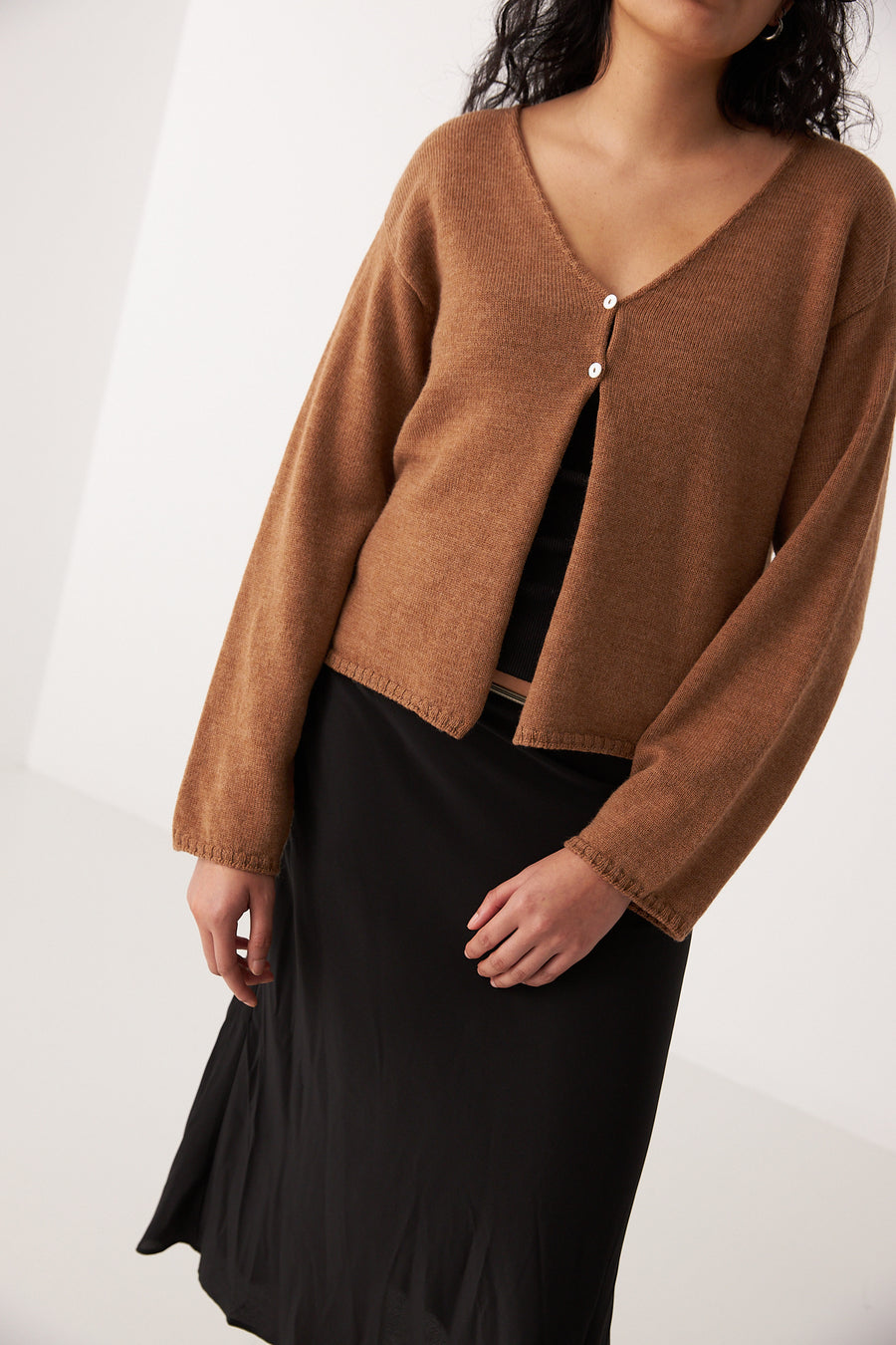 Bella Cardigan - Brown Sugar