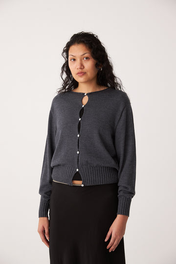 Anni Cardigan - Shadow Grey