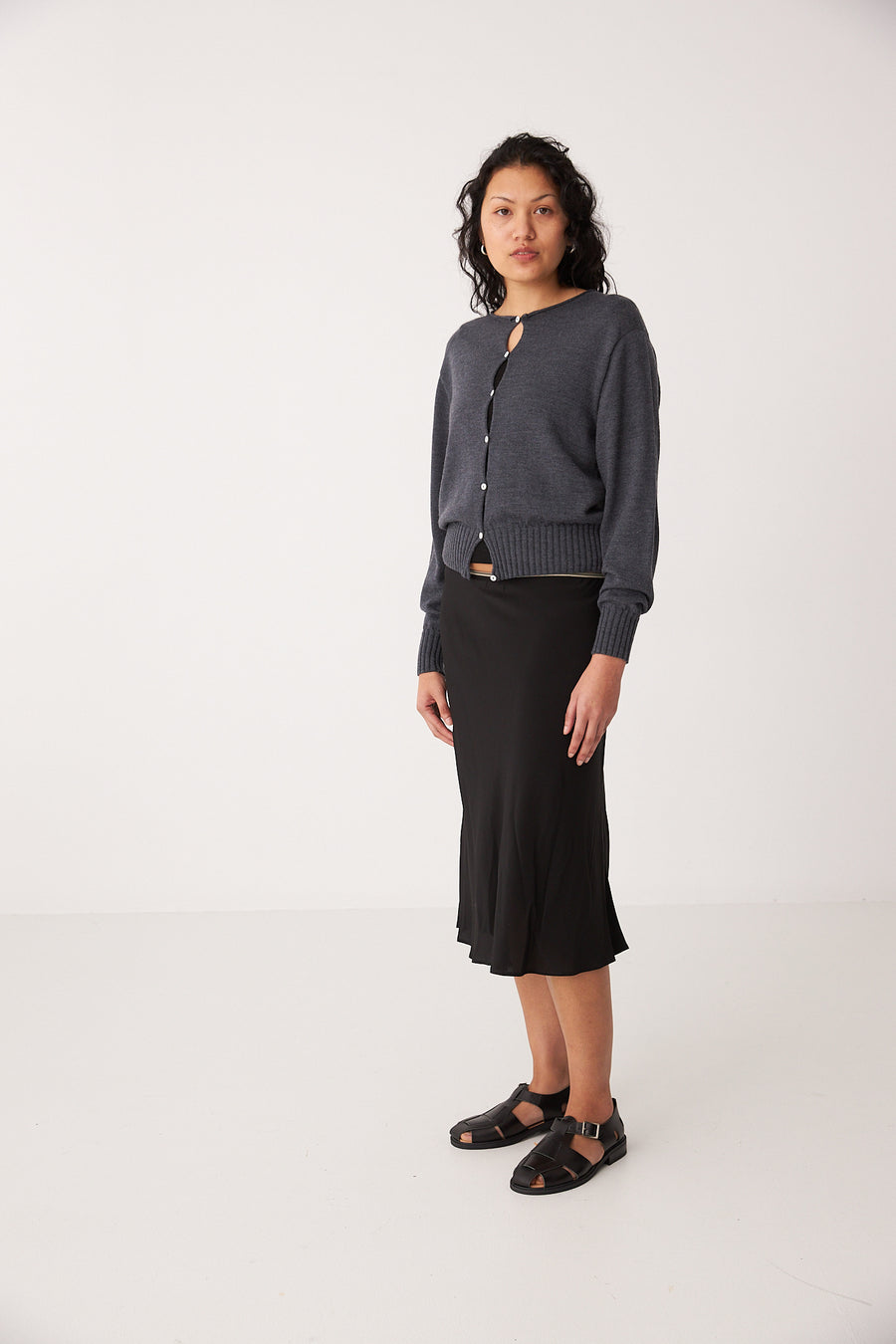 Anni Cardigan - Shadow Grey