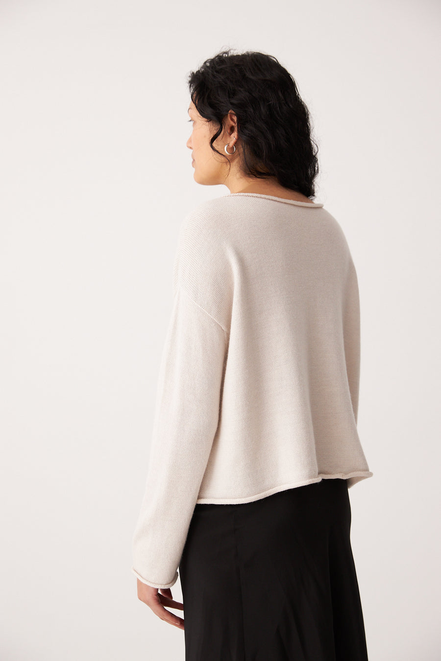 Doll's Reversible Cardigan - Ivory