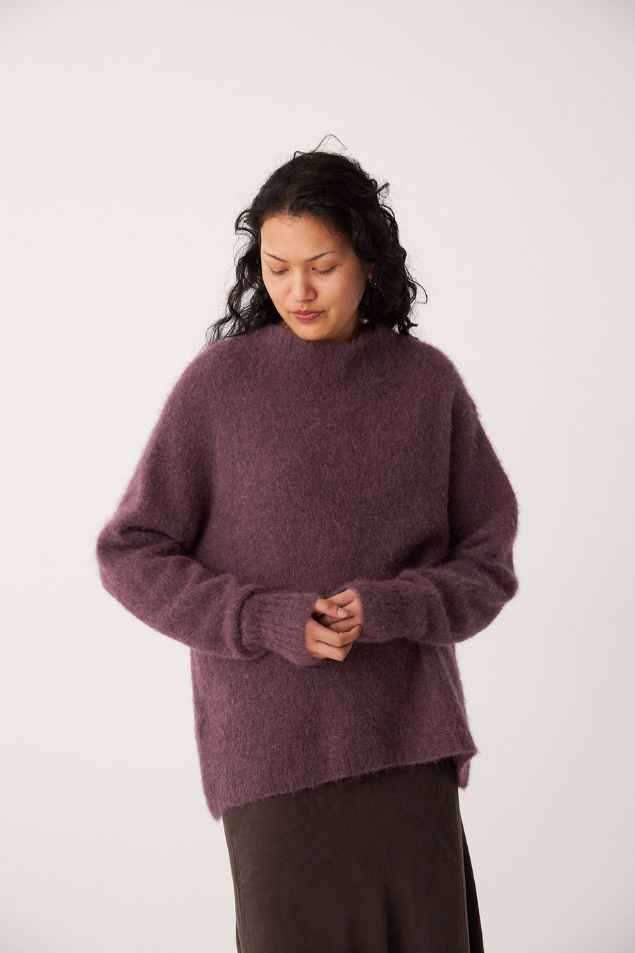 Campfire Raglan Knit - Orchid