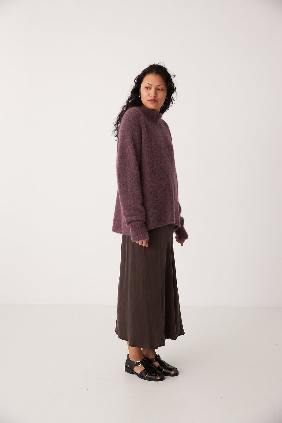 Campfire Raglan Knit - Orchid
