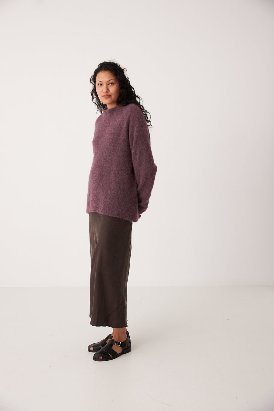 Campfire Raglan Knit - Orchid