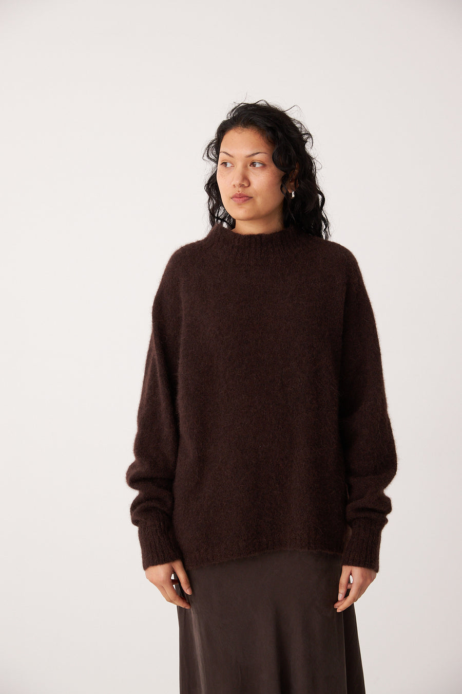 Campfire Raglan Knit - Cocoa
