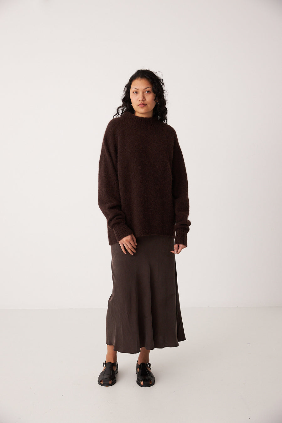 Campfire Raglan Knit - Cocoa