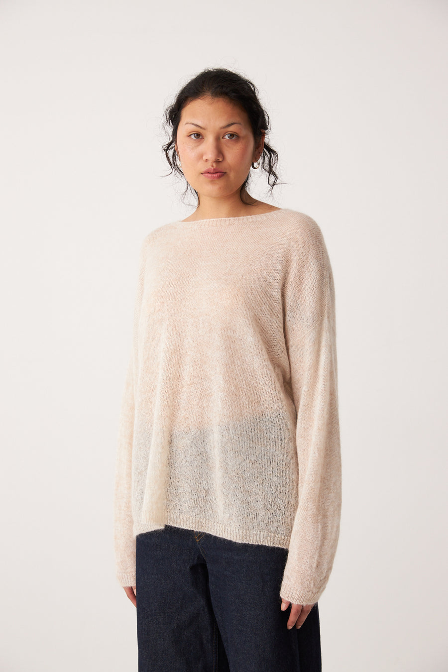 Feather Knit - Creme