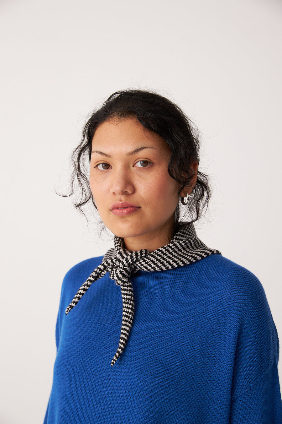 Daisy Scarf - Black Stripe