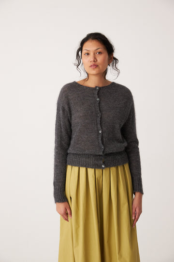 Fleur Cardigan - Shadow Grey