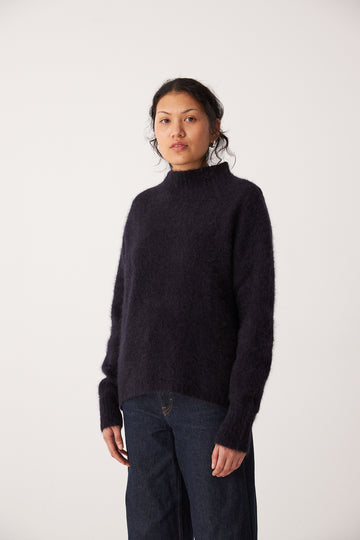 Campfire Raglan Knit - Midnight