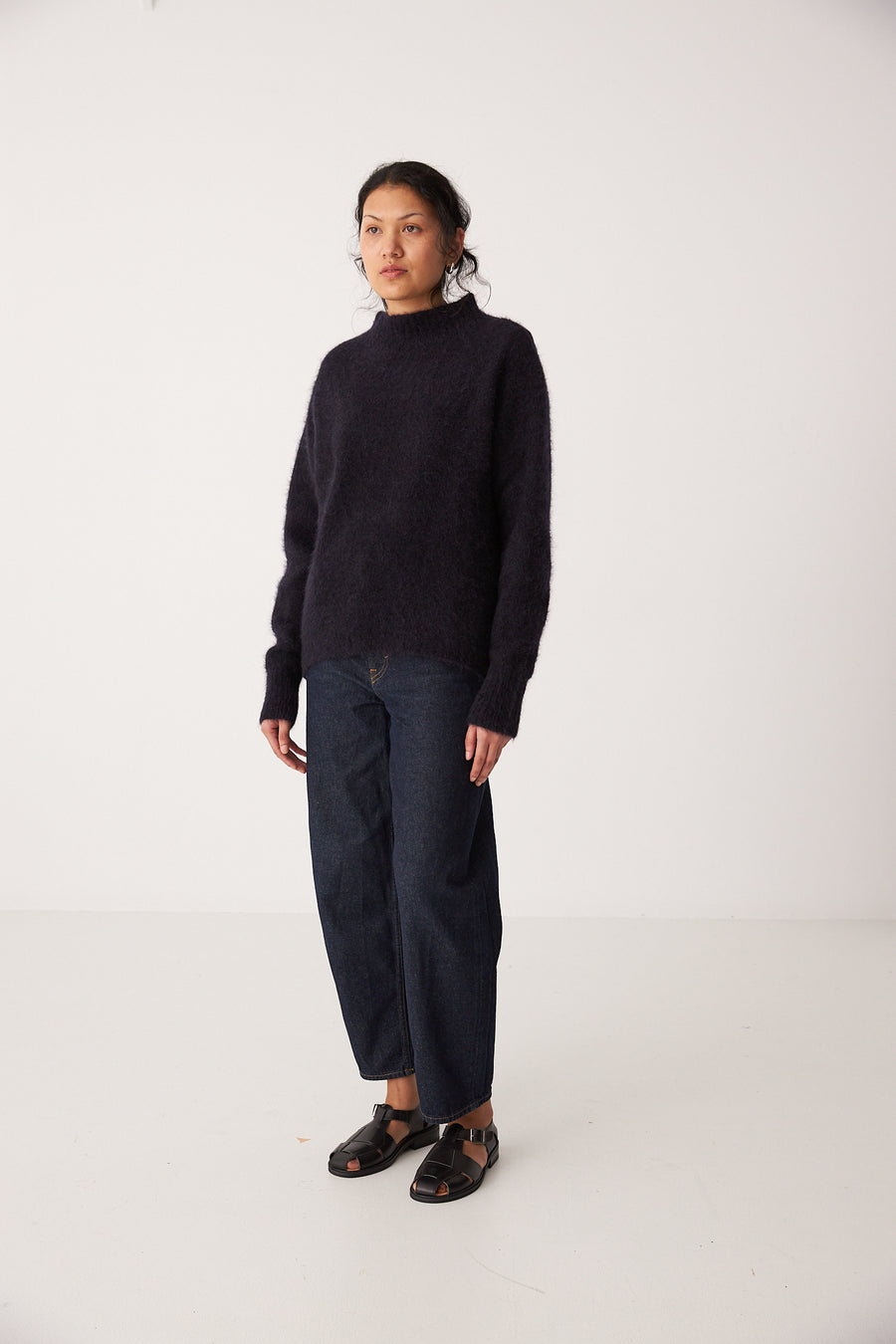 Campfire Raglan Knit - Midnight