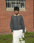 Fleur Cardigan - Shadow Grey