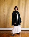 Cocoon Coat - Black