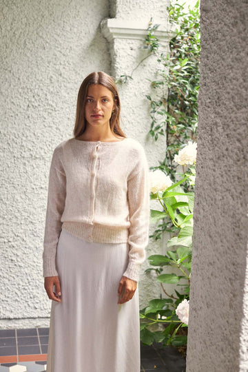 Fleur cardigan - Creme