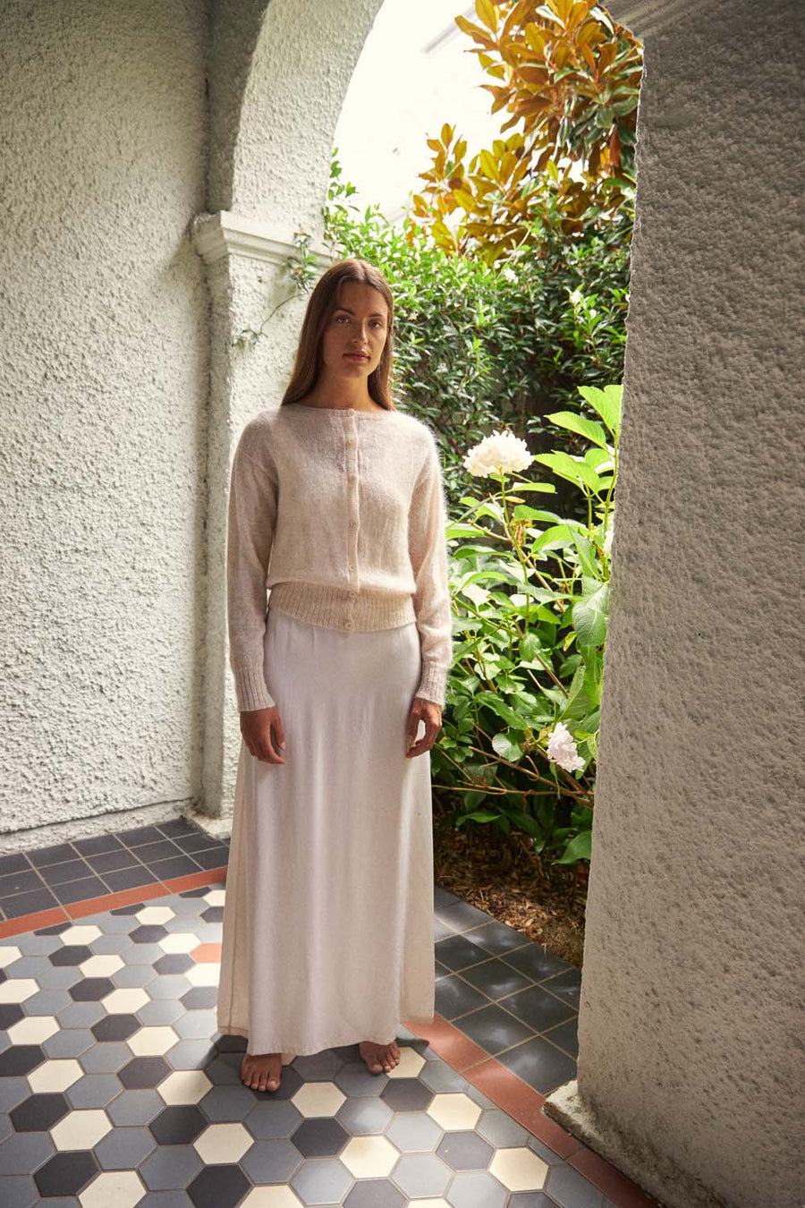 Fleur cardigan - Creme