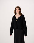 Entwined Bella Cardigan - Black