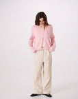 Bella Cardigan - Barely Pink