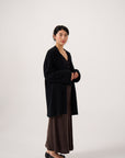 Cocoon Coat - Black