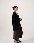 Cocoon Coat - Black