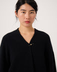 Cocoon Coat - Black