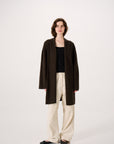 Cocoon Coat - Truffle