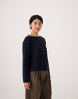 Doll's Reversible Cardigan - Ink