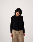 Doll's Reversible Cardigan - Black