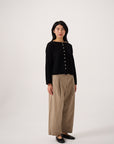 Doll's Reversible Cardigan - Black