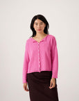Doll's Reversible Cardigan - Rose Pink