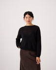 Feather Knit - Black